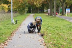 Yoran en Sanne in actie